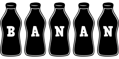 Banan bottle logo