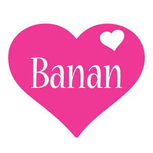 Banan love-heart logo