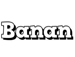 Banan snowing logo