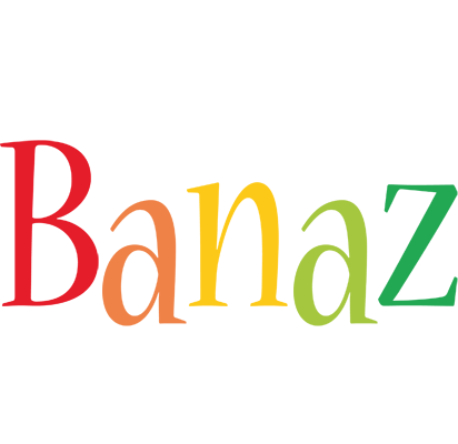 Banaz birthday logo