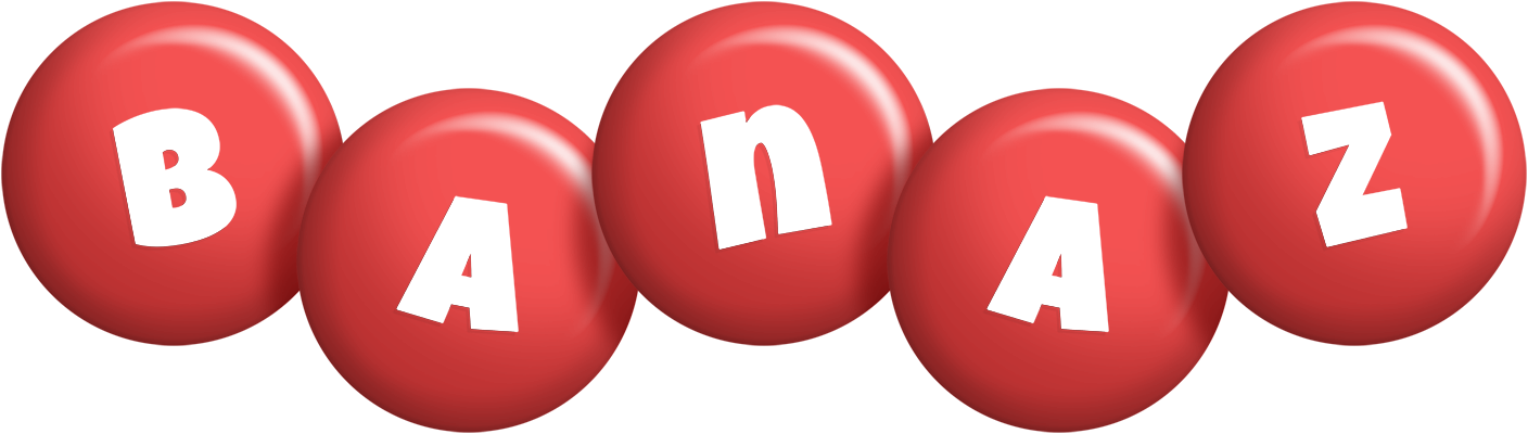 Banaz candy-red logo