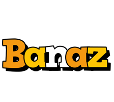 Banaz cartoon logo