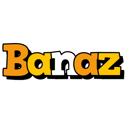 Banaz cartoon logo