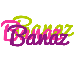 Banaz flowers logo