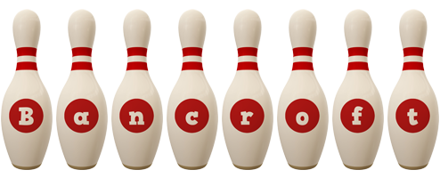 Bancroft bowling-pin logo