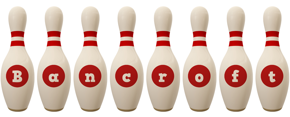 Bancroft bowling-pin logo