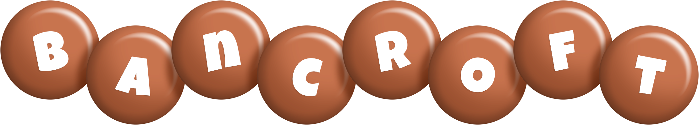 Bancroft candy-brown logo