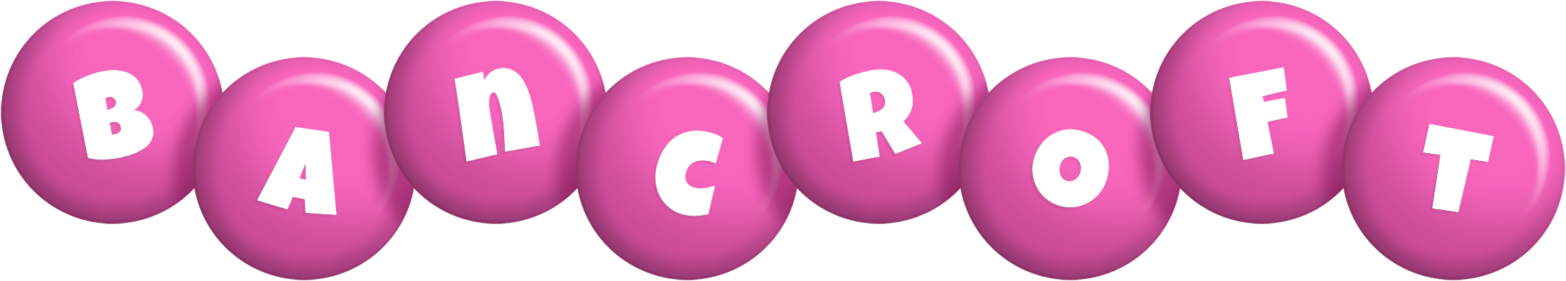 Bancroft candy-pink logo