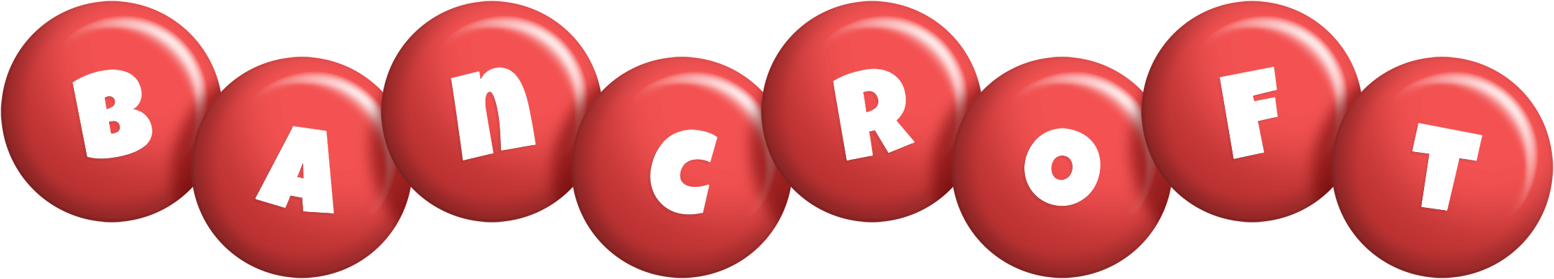 Bancroft candy-red logo