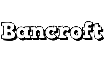 Bancroft snowing logo