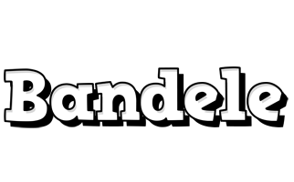 Bandele snowing logo