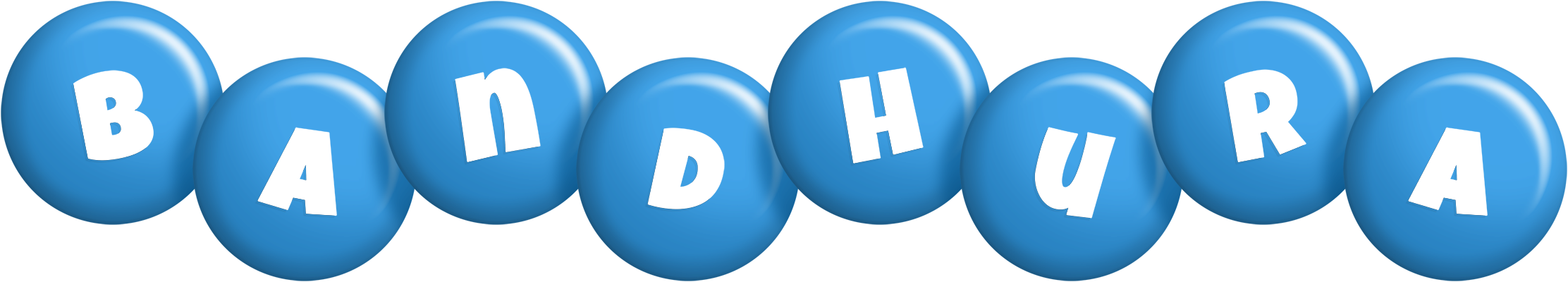 Bandhura candy-blue logo