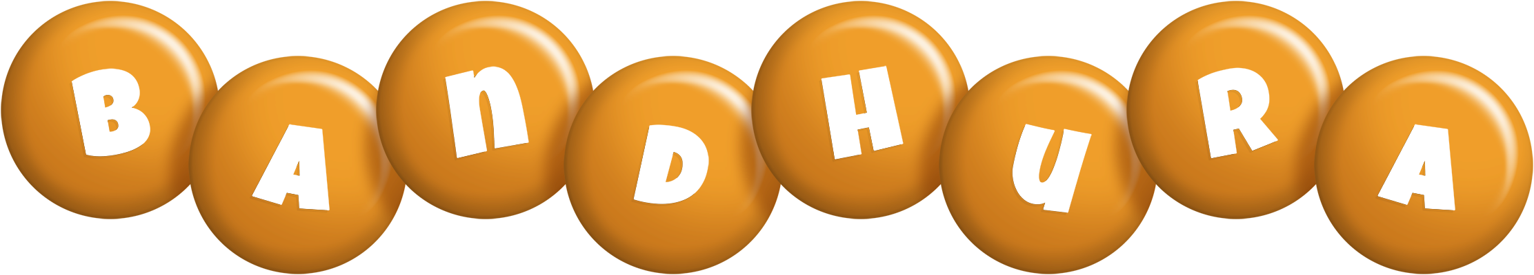 Bandhura candy-orange logo