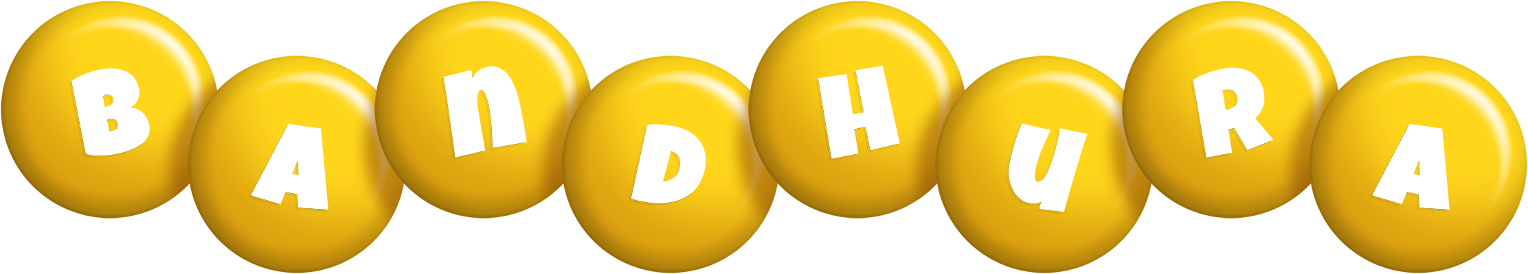 Bandhura candy-yellow logo