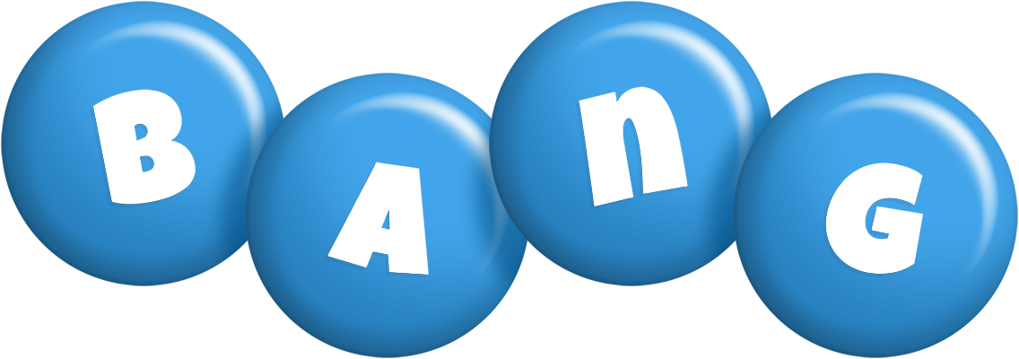 Bang candy-blue logo