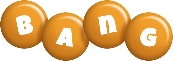 Bang candy-orange logo