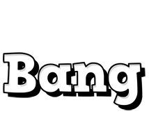 Bang snowing logo