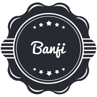 Banji badge logo