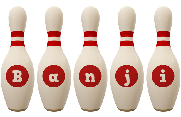 Banji bowling-pin logo
