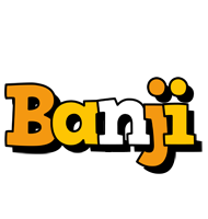 Banji cartoon logo