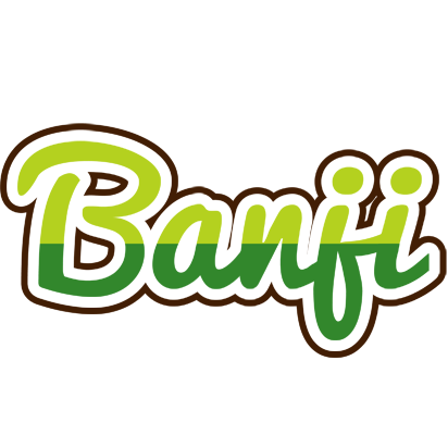 Banji golfing logo