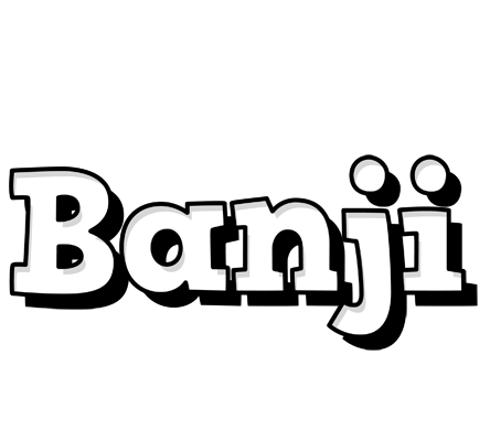 Banji snowing logo