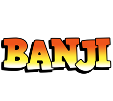 Banji sunset logo