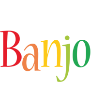 Banjo birthday logo