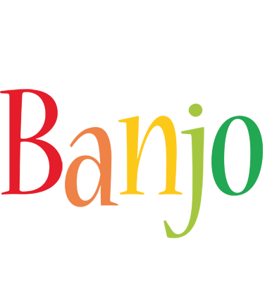 Banjo birthday logo