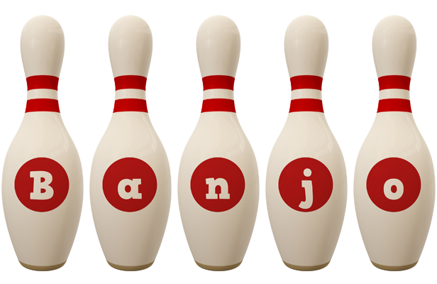 Banjo bowling-pin logo