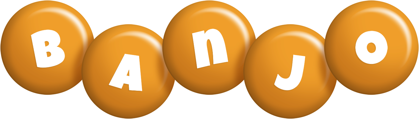 Banjo candy-orange logo