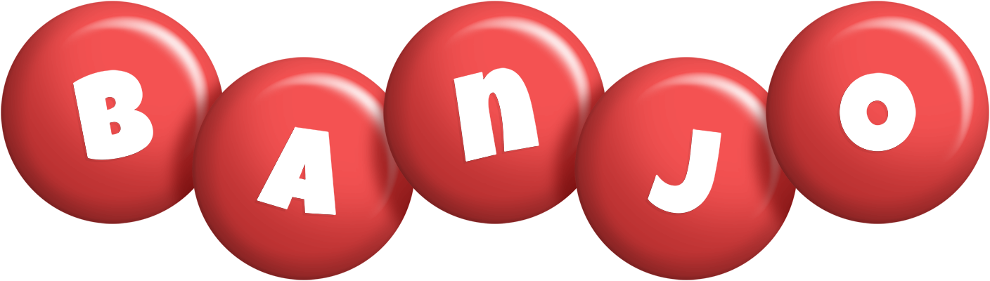 Banjo candy-red logo