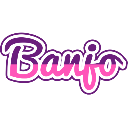 Banjo cheerful logo
