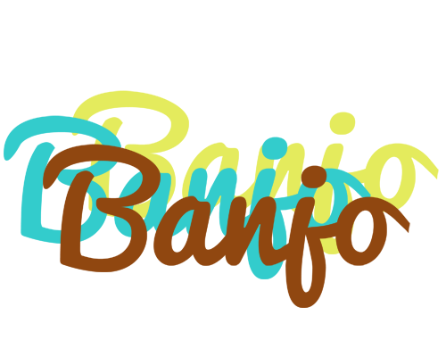 Banjo cupcake logo