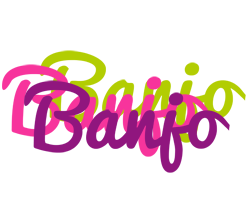 Banjo flowers logo