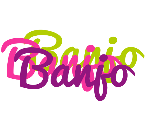 Banjo flowers logo