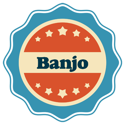 Banjo labels logo