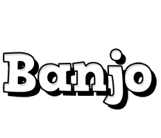 Banjo snowing logo