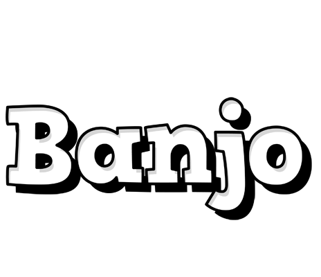 Banjo snowing logo