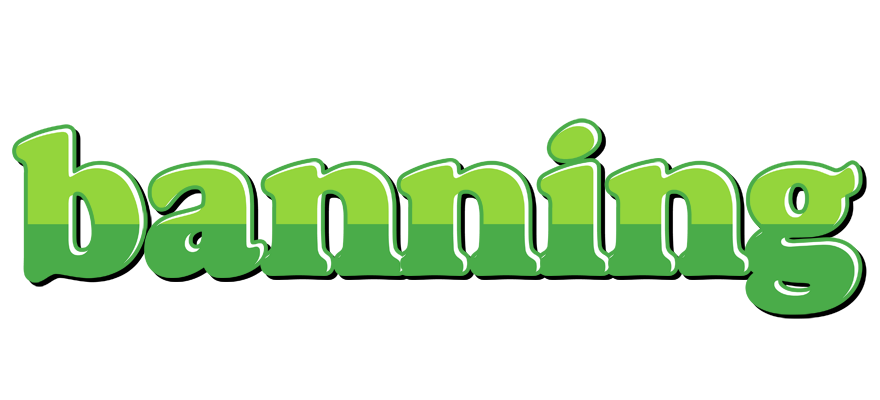 Banning apple logo