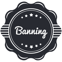 Banning badge logo