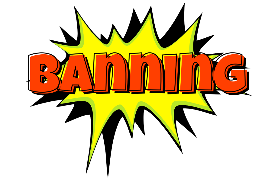 Banning bigfoot logo