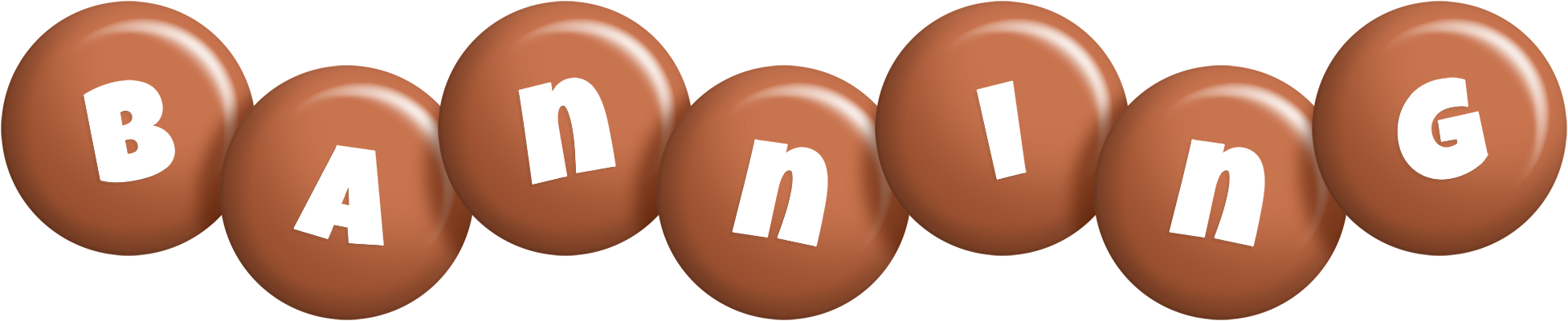 Banning candy-brown logo
