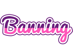 Banning cheerful logo