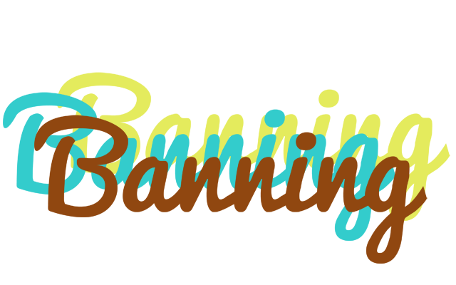 Banning cupcake logo