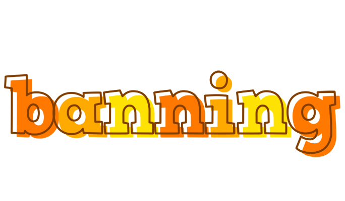 Banning desert logo