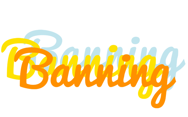 Banning energy logo