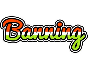 Banning exotic logo