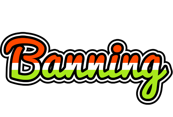 Banning exotic logo