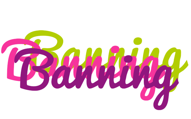 Banning flowers logo